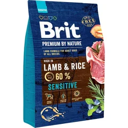 Brit Premium by Nature Sensitive Lamb 3kg granule pre psy