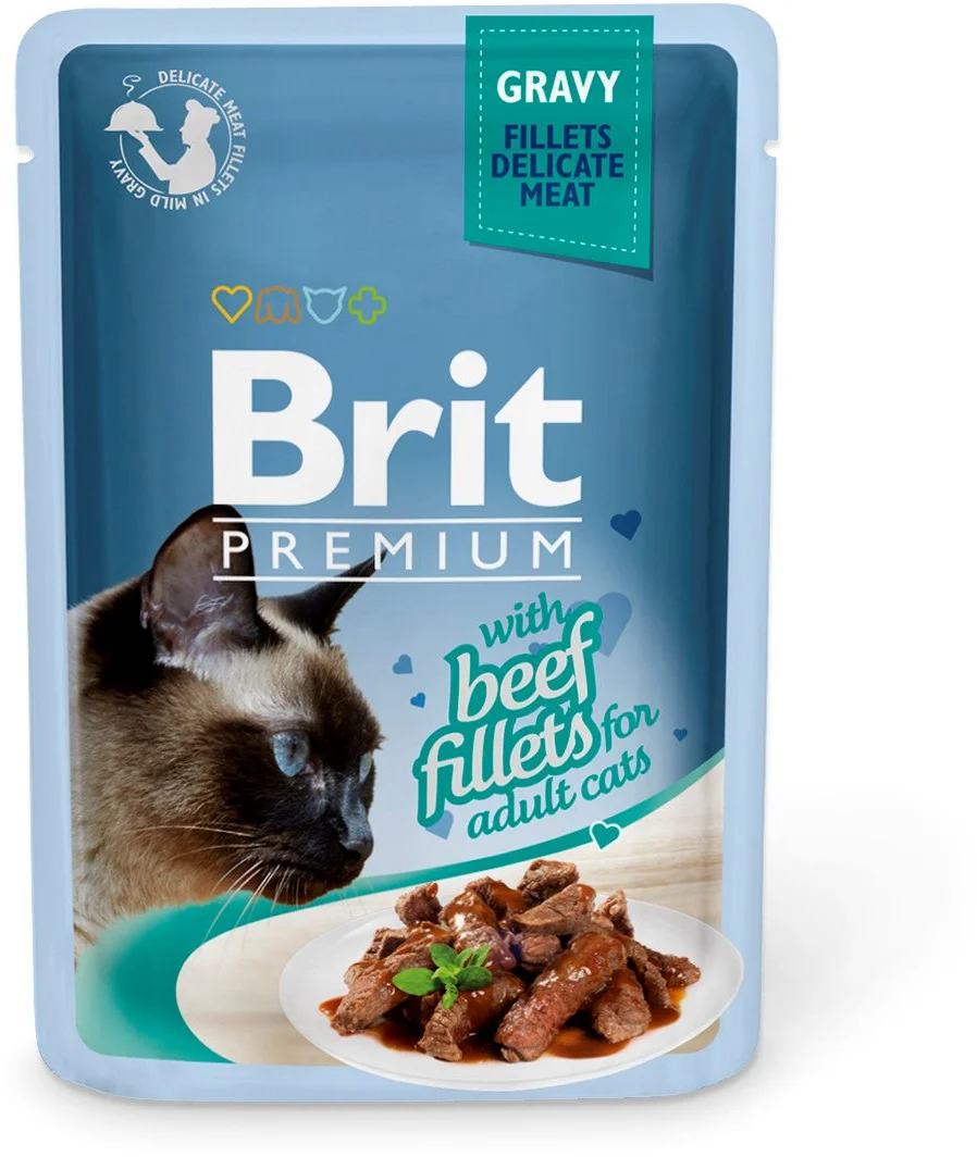 BRIT Premium Gravy Hovädzie filé 85g