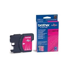 Brother atrament LC-1100HY-M, magenta (750 strán) - originálne LC1100HYM