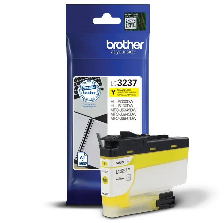 Brother atrament LC-3237Y žltý (1500 strán) - originálne LC3237Y