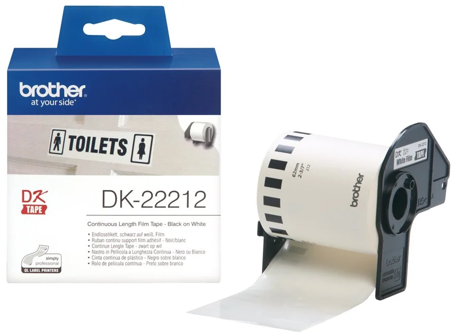 Brother DK 22212 (biela filmová rolky) DK22212