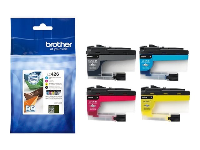 Brother LC-426VAL černá + tři barvy - originální