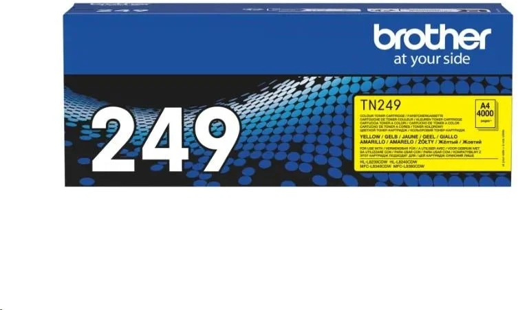 Brother toner TN-249Y žlutá (4000 stran) - originální