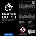 Brzdová kvapalina FORCE DOT-5.1 Brake Fl. 1 L