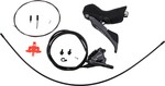 Brzdová súprava SHIMANO GRX BR-RX820+ST-RX820 predná/ľavá J-sada (ST) polymér + chl BH90/100cm pre 160mm k