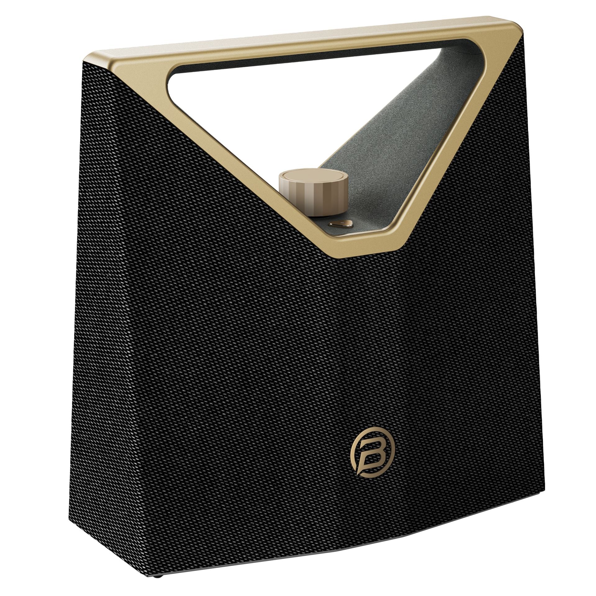 BUGANi Brief Plus přenosný Bluetooth reproduktor Black+Gold