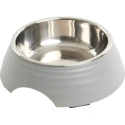 Buster Miska melamin Frosted Ripple Bowl 160ml šedá