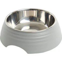 Buster Miska melamin Frosted Ripple Bowl 700ml šedá