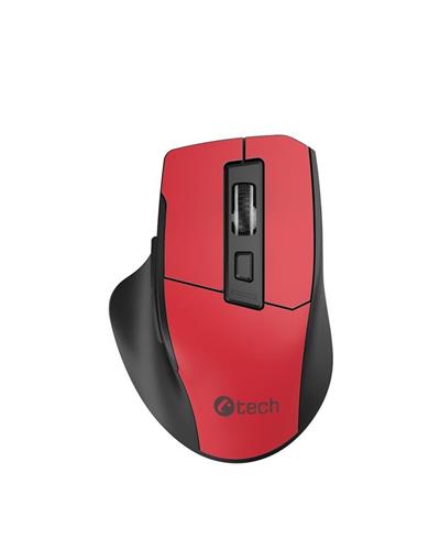 C-TECH Ergo WM-05, 1600DPI, 6 tlačidiel, USB, bordová