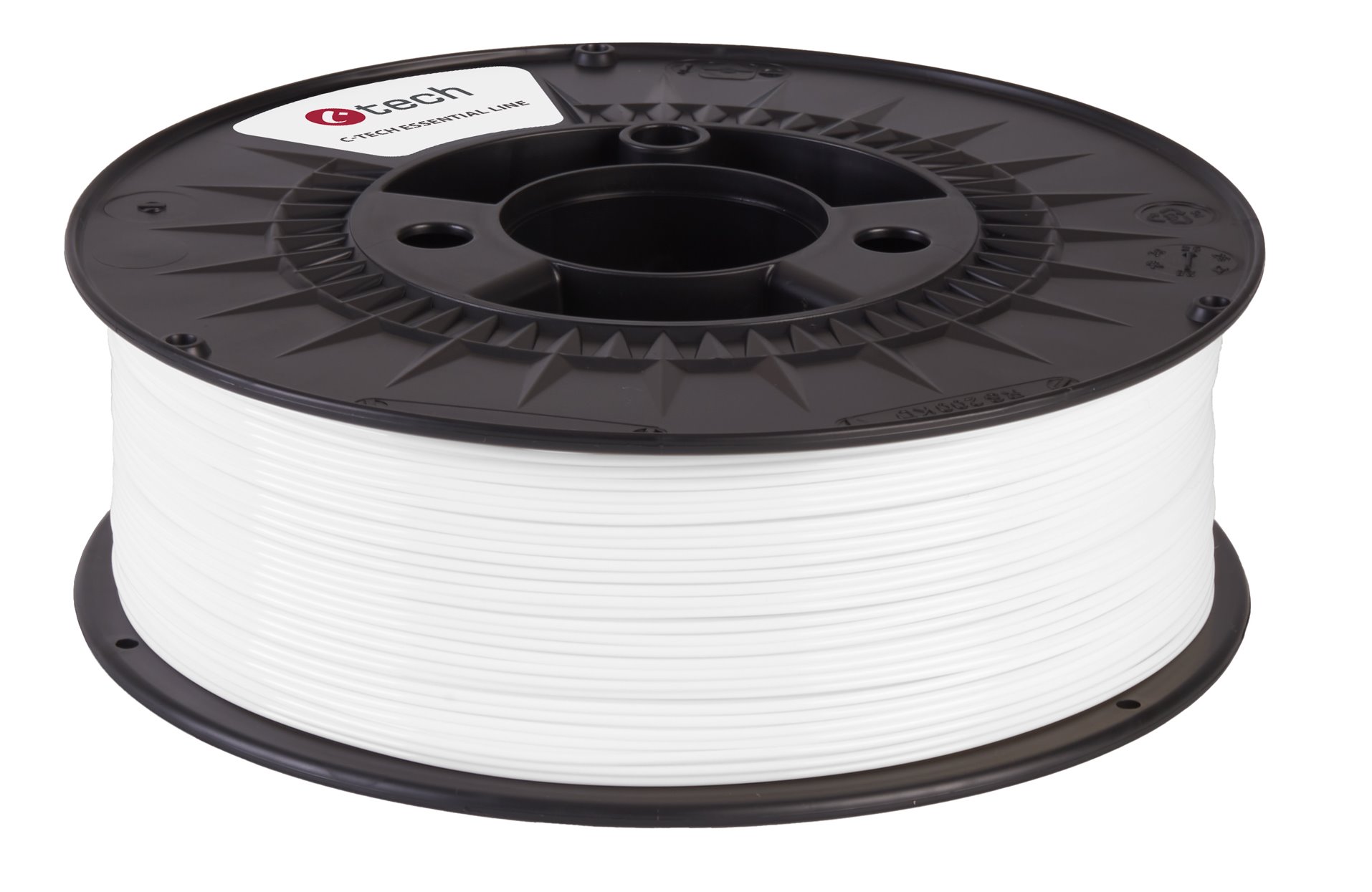C-TECH ESSENTIAL LINE, PLA, bílá, 1,75mm, 1kg
