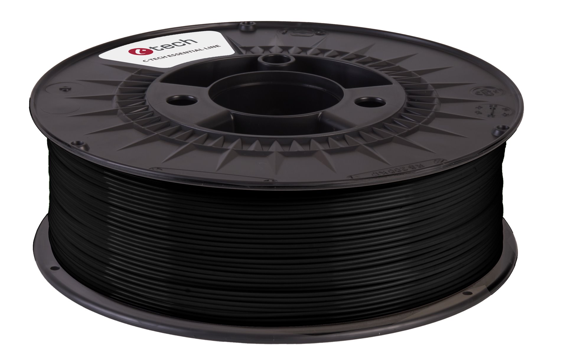C-TECH ESSENTIAL LINE, PLA, černá, 1,75mm, 1kg