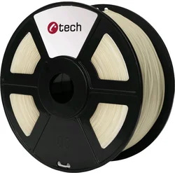 C-TECH filament PETG 1.75mm 1kg, transparentní 3DF-PETG1.75-CL - Náplně do 3D tiskárny