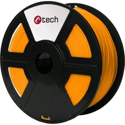 C-TECH filament PLA 1.75mm 1kg, oranžová