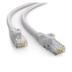 C-TECH kabel patch cord Cat6e, UTP, šedá, 1,5m