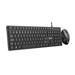 C-TECH KBM-108, káblová súprava s myšou