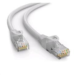 C-TECH patch kábel Cat6, UTP, sivý, 7,5 m