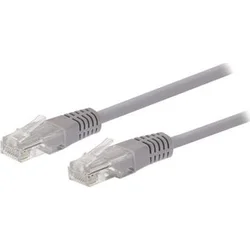 C-TECH patchcord Cat5e, UTP, sivý, 15 m