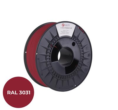 C-TECH PREMIUM LINE, ABS, orientálna červená, RAL3031, 1,75mm, 1kg