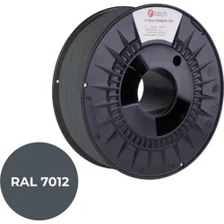 C-TECH PREMIUM LINE, ASA, čedičová šedá, RAL7012, 1,75mm, 1kg