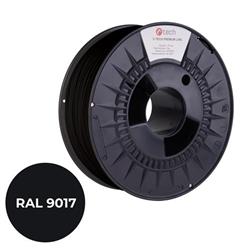 C-TECH PREMIUM LINE Printing Filament, PETG, transportná čierna, RAL9017, 1,75mm, 1kg