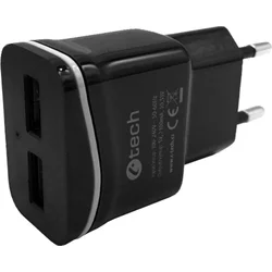 C-Tech UC-03, 2x USB, černá UC-03BK