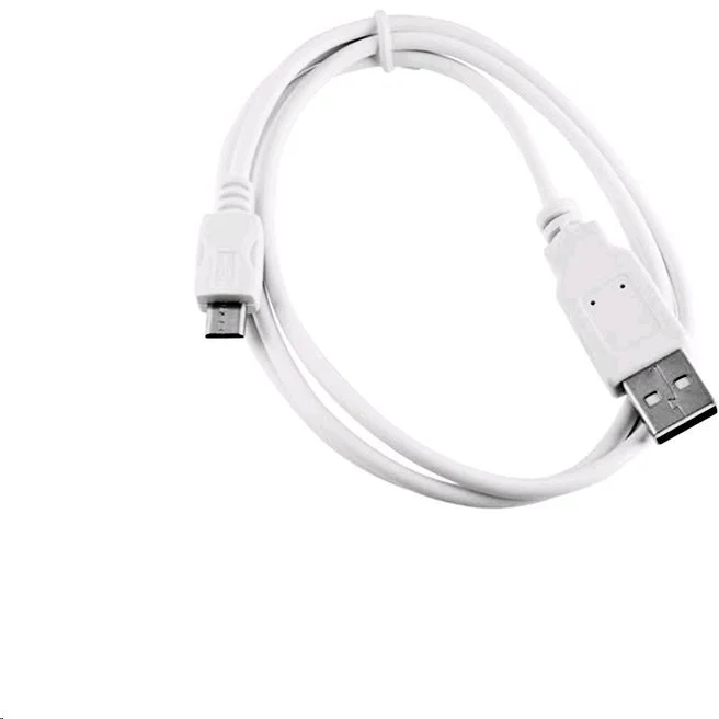 C-TECH USB 2.0 AM/microUSB, 1 m, biela