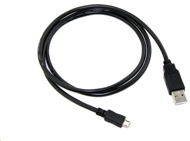 C-TECH USB 2.0 AM/microUSB, 1m, černý
