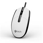 C-TECH WM-10, čierna a biela, USB