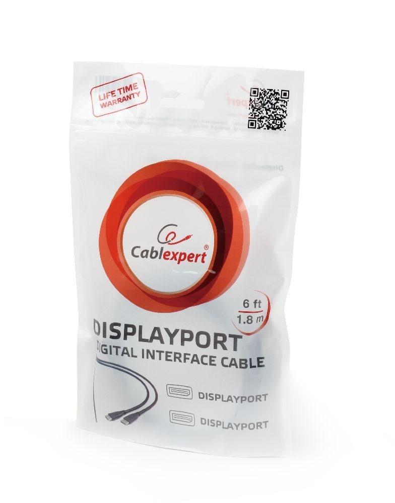 Cablexpert kábel DisplayPort, 1.8m CC-DP2-6