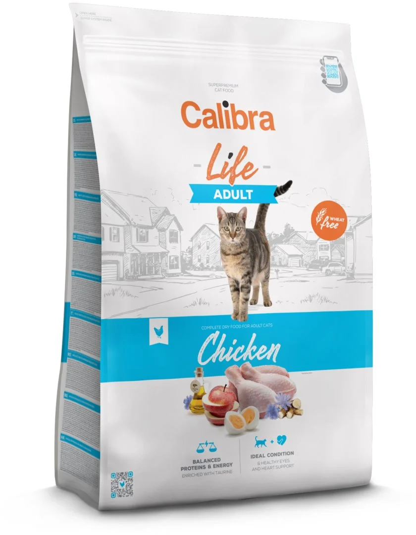Calibra Cat Life Adult Chicken 6kg granule pro kočky