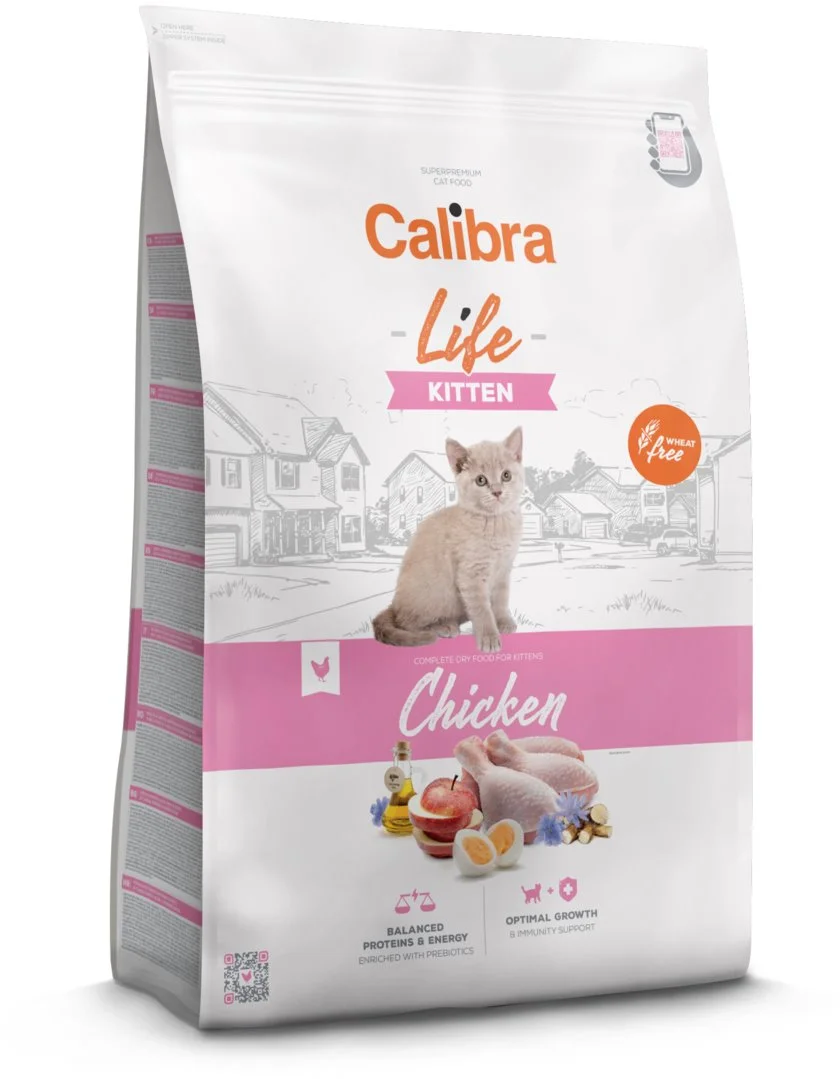 Calibra Cat Life Kitten Chicken 6kg granule pre mačiatka