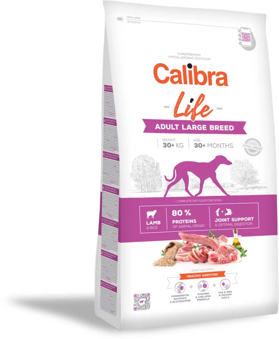 Calibra Dog Life Adult Large Breed Lamb 2,5kg granule pro psy