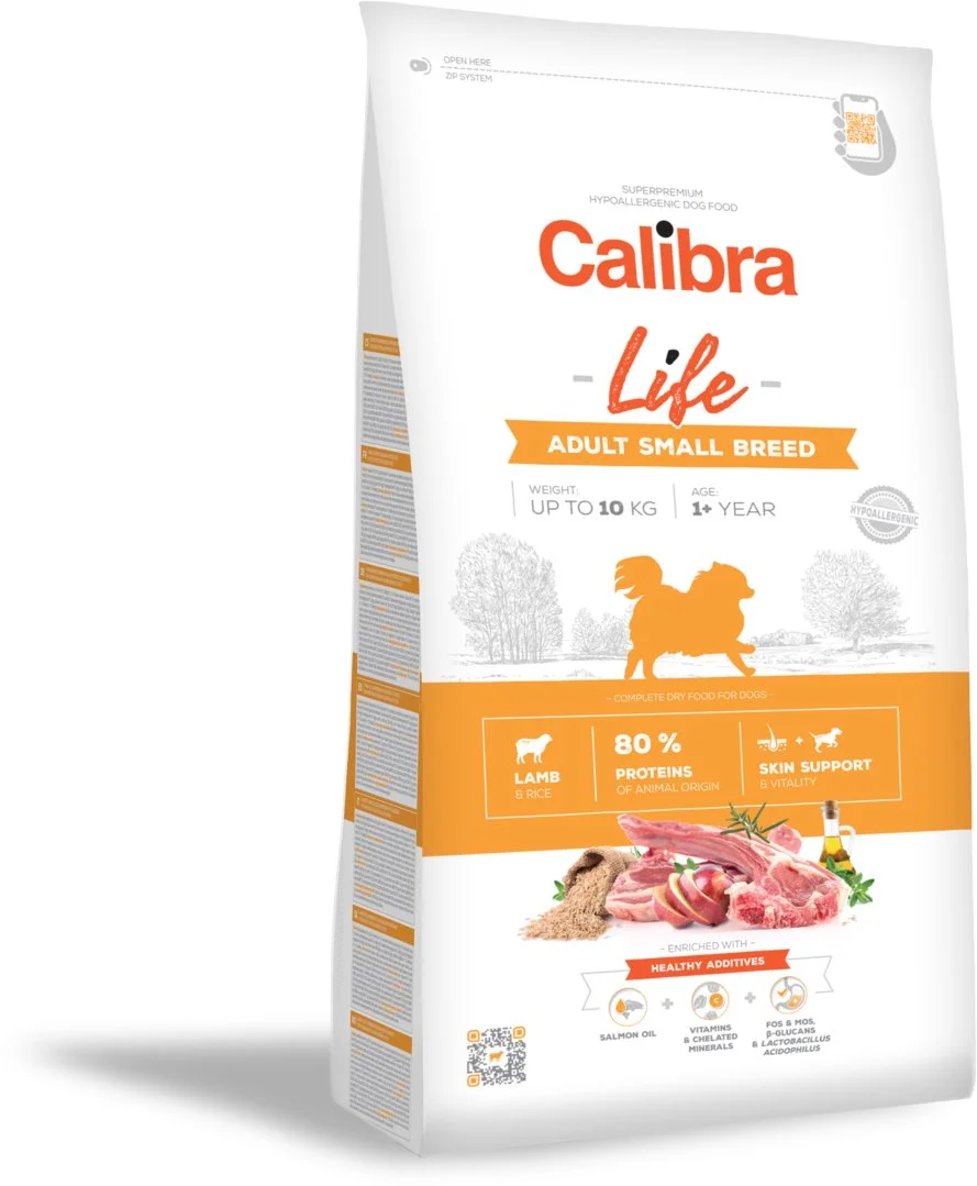 Calibra Dog Life Adult Small Breed Lamb 6kg granule pro psy