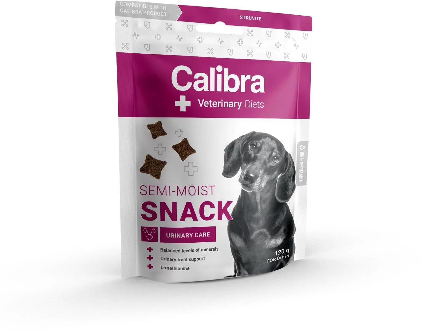 Calibra VD Dog Snack Urinary Care 120g pochúťky pre psov
