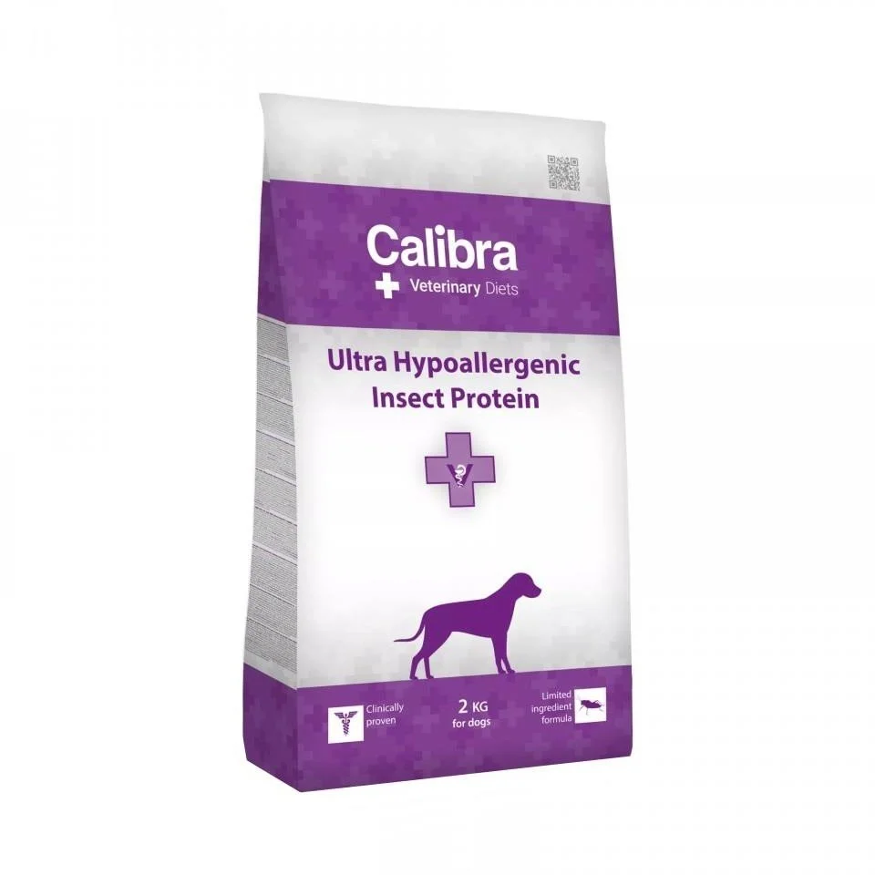 Calibra VD Dog Ultra Hypoallergenic Insect 2kg granule pre psov