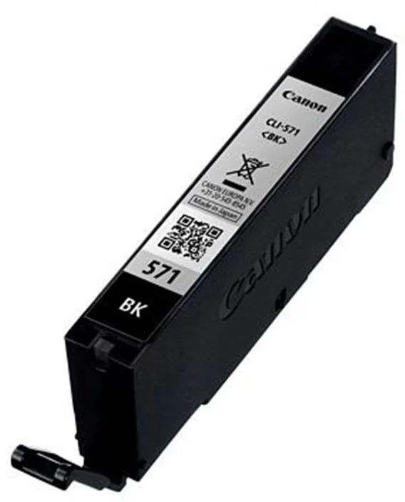 CANON CLI-571 BK, čierny, originálne 0385C001