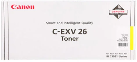 Canon Toner C-EXV26 Yellow (až 6000 strán) iR-C1021i a iR-C1028i - originálne 1657B006