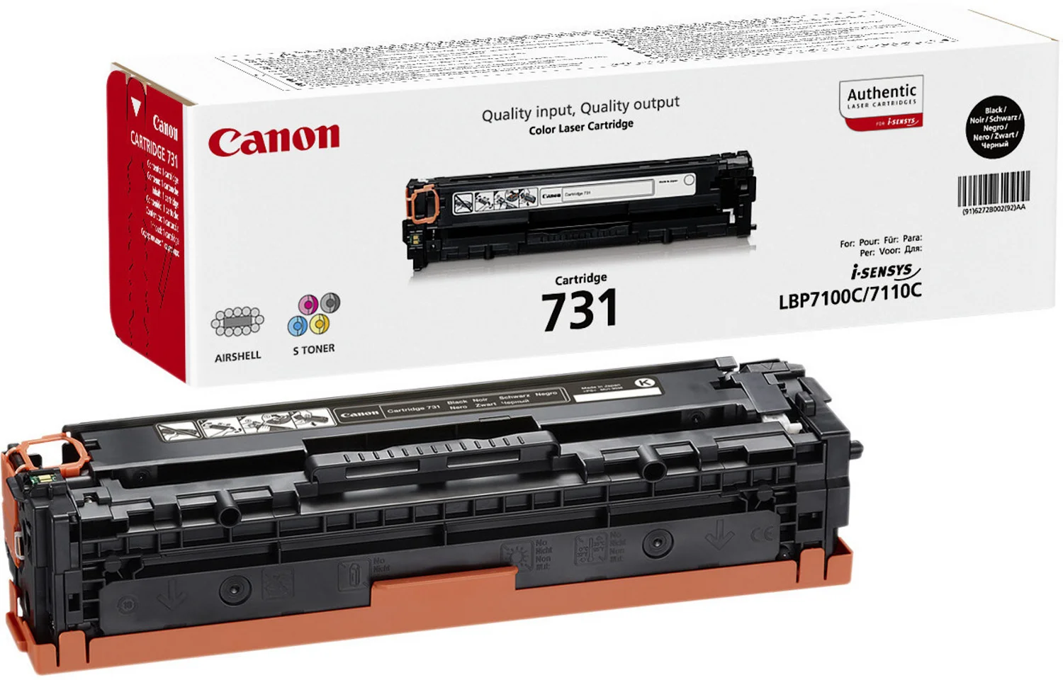 Canon Toner CRG 731 Y 6269B002