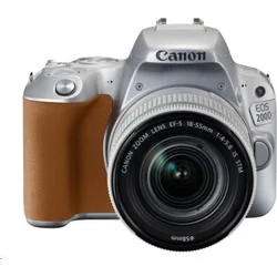 CANON zrcadlovka EOS 200D + 18-55 IS STM Silver