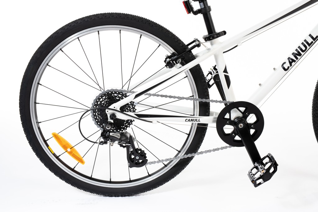 CANULL AIR 24" biely ultraľahký detský bicykel