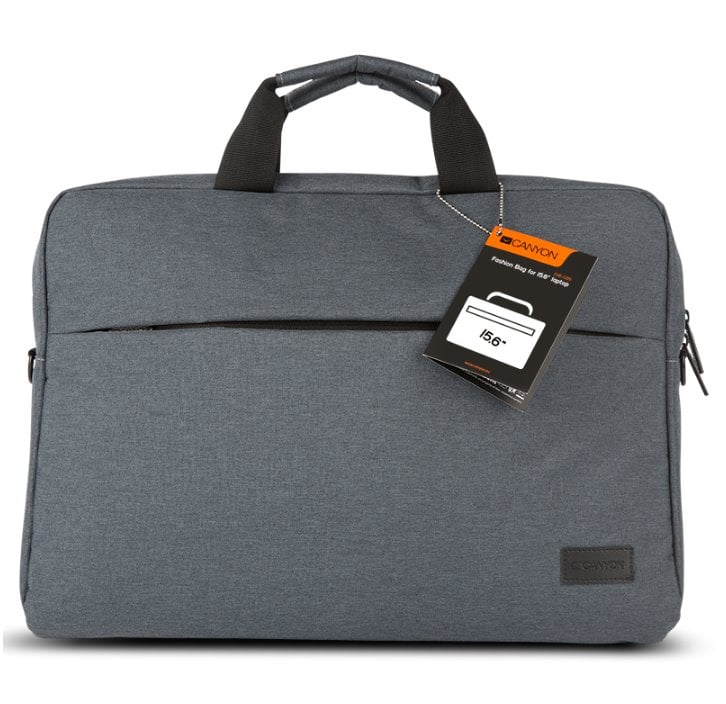 CANYON B-4 – elegantná taška na notebook, sivá