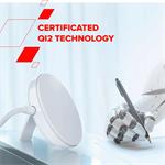 CANYON Bezdrátová nabíječka podložka WS-105 15W Qi2 White