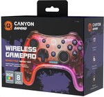 CANYON Bezdrôtový gamepad GPW-04 RGB 5 v 1 (PS3, PS4, XBOX, Android TV, PC)