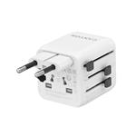 CANYON cestovní Adapter OnTour One EU/UK/US/AUS   White