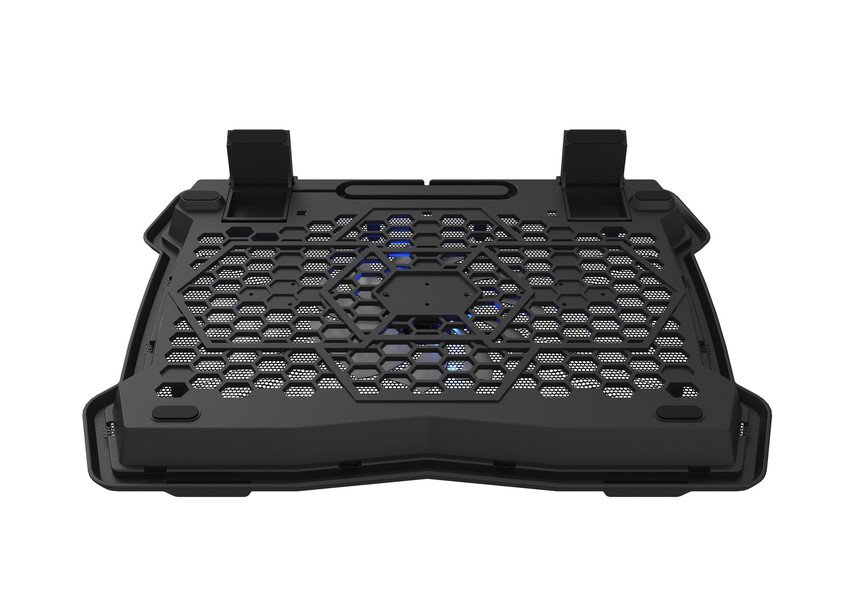 CANYON Chladící podstavec NS02 pro notebook 10-15.6", LED podsvícení, 1x ventilátor, 340x265x30mm