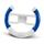 CANYON CNG-WII03MBL - volant MotionPlus pro Wii bílo-modrý