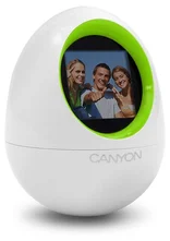 CANYON Digitální fotorámeček "vejce", zelený, USB, 2MB interní paměť