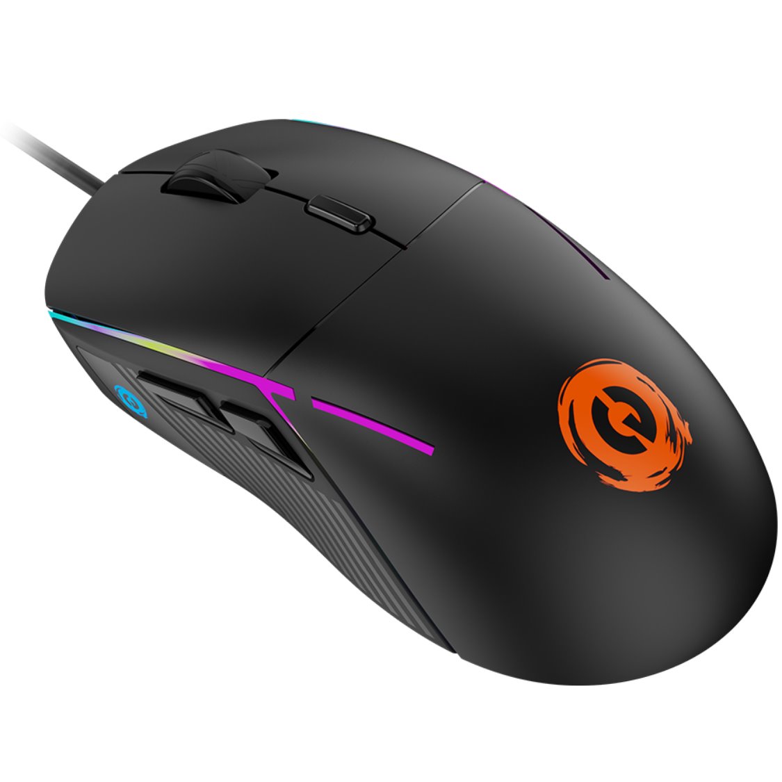 CANYON Gaming drôtová myš SHADDER GM-321, optická, RGB, až 7200 DPI, 6tl. programovateľná, čierna