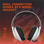 CANYON headset EGO GH-15 2in1 BT bílá
