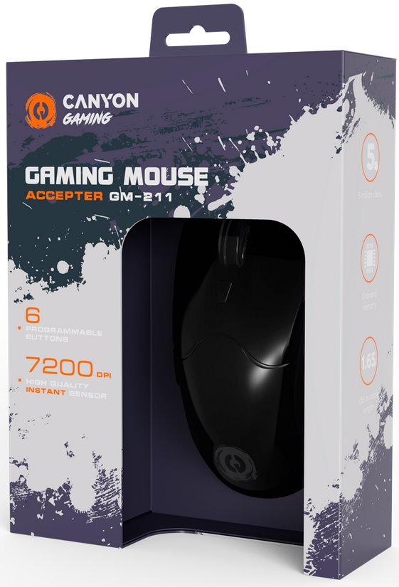 CANYON herní myš optická ACCEPTER CND-SGM211